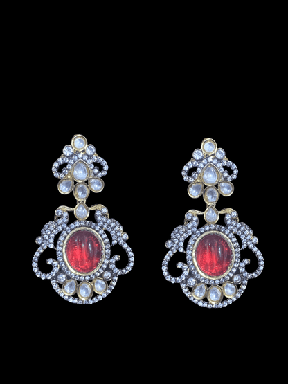 LN113 Eshra victorian Rani haar -Ruby  ( READY TO SHIP )