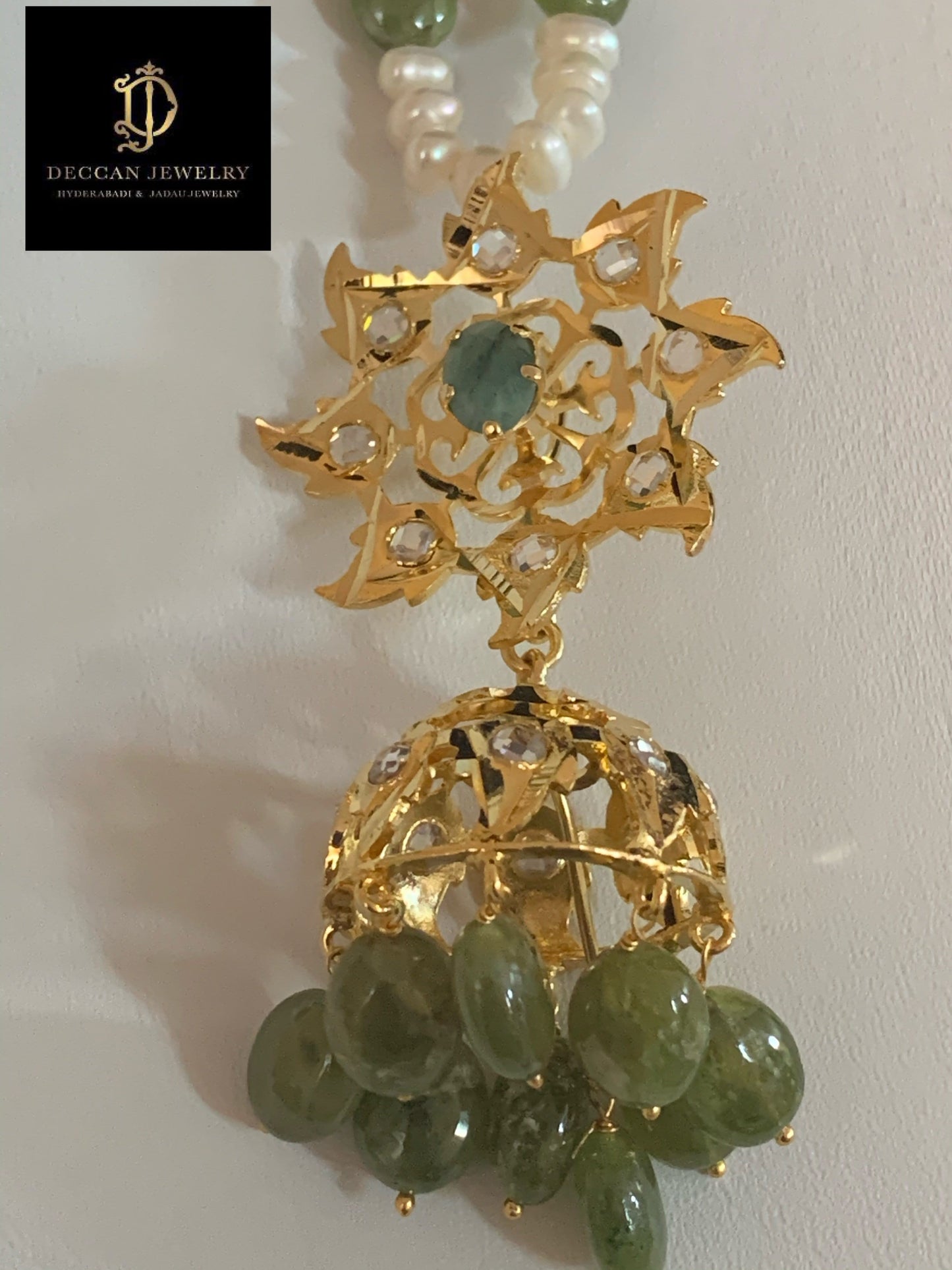 Insia jadavi lacha in natural beads (SHIPS IN 1 WEEK)