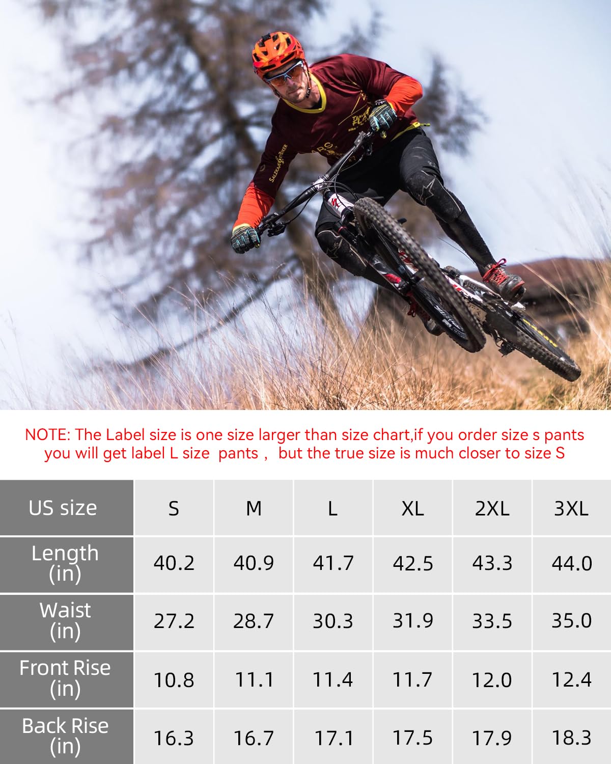 Men's Winter Cycling Pants Windproof Thermal Ergonomics