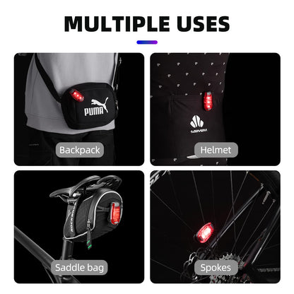 Clip-On Tail Light 3 Lighting Modes