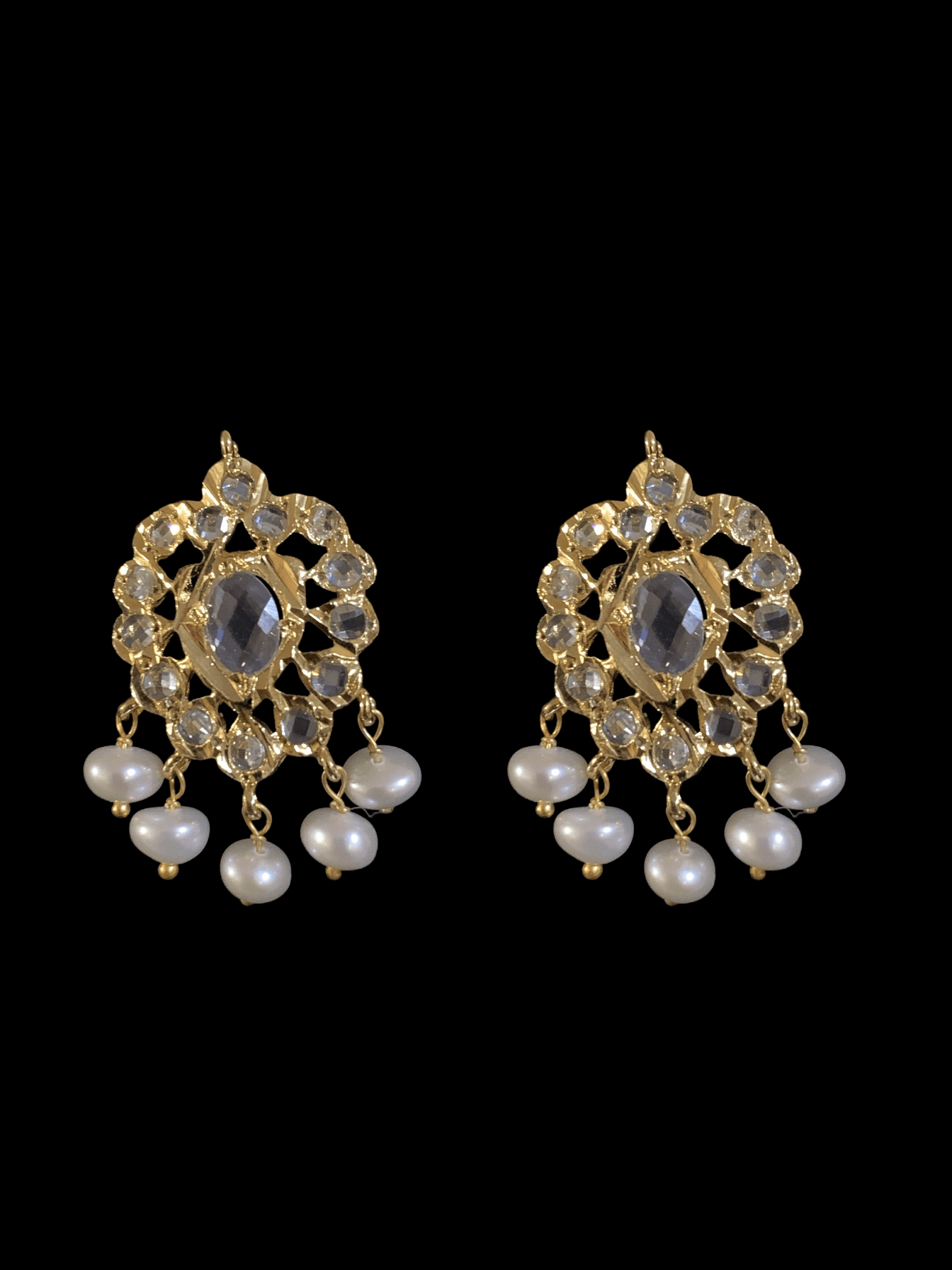 ET510 Faryal Pearl earrings  (READY TO SHIP )