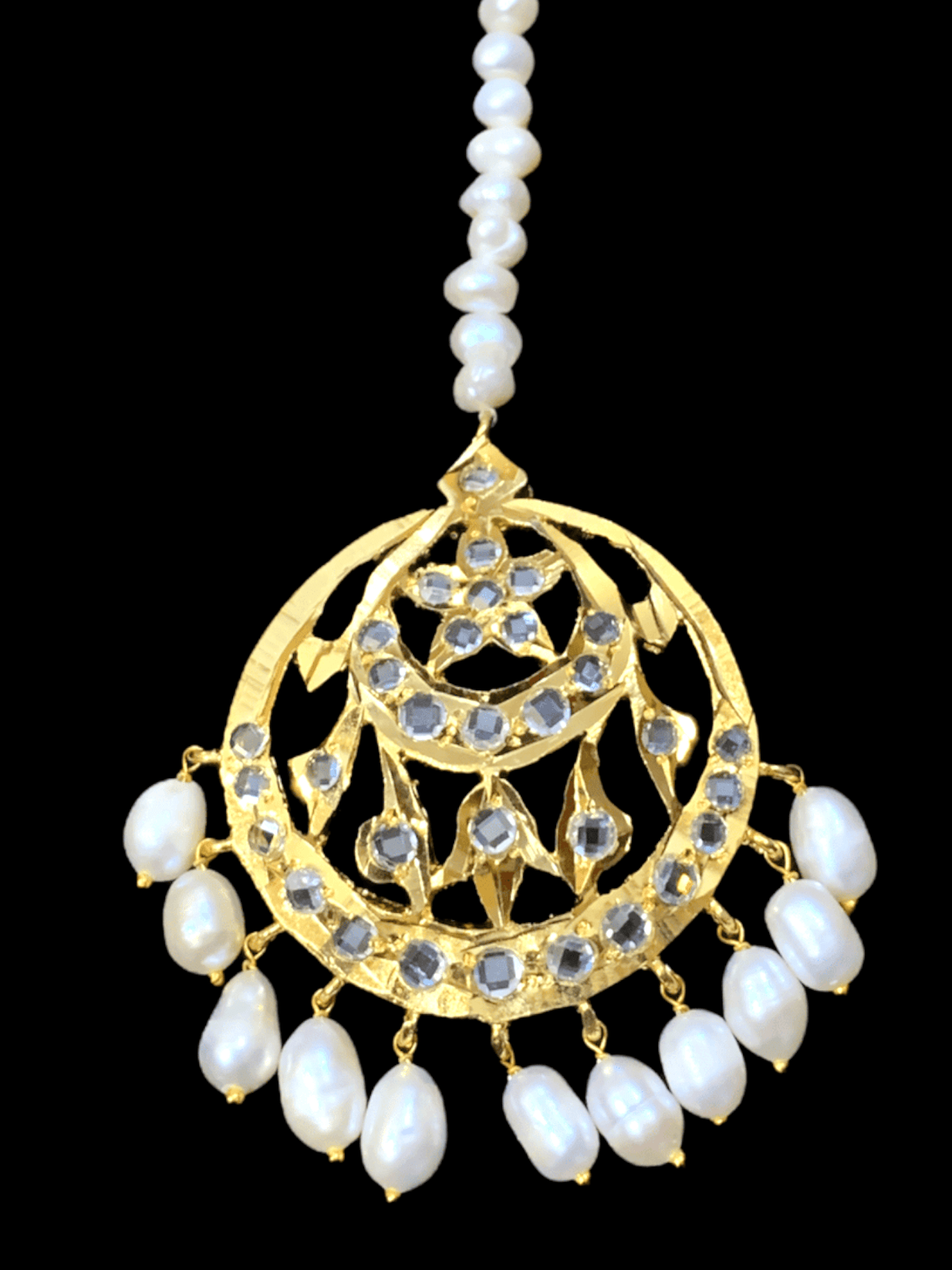 DJTK18 Aima tika in fresh water  pearls (SHIPS IN 4 WEEKS )