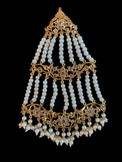 BR103 Leah bridal set in pearls   ( READY TO SHIP)