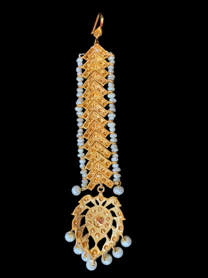 Mahira v tika in gold plated silver ( READY TO SHIP )