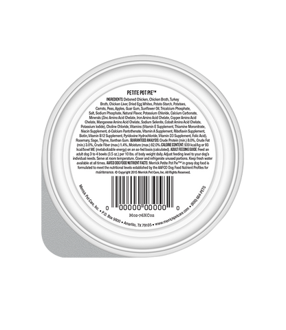 Merrick Lil' Plates Grain Free Petite Pot Pie Wet Dog Food (3.5oz)