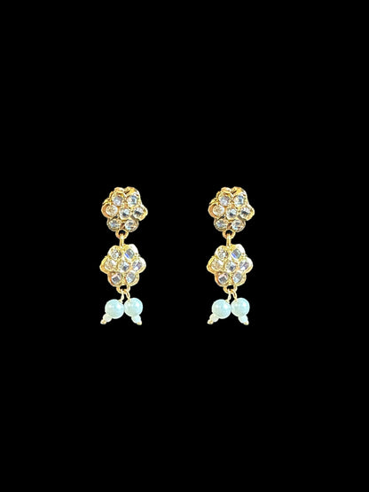 DNS34 gold plated  necklace with earrings ( SHIPS IN 2 WEEKS )