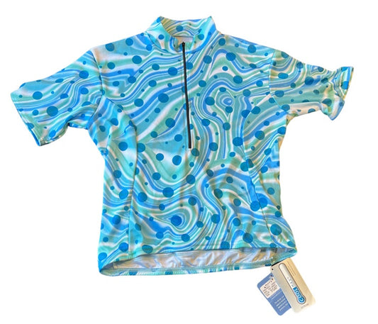 Terry Women's Pop Cycling Jersey - 1900511 (Blue Dots) X-Large
