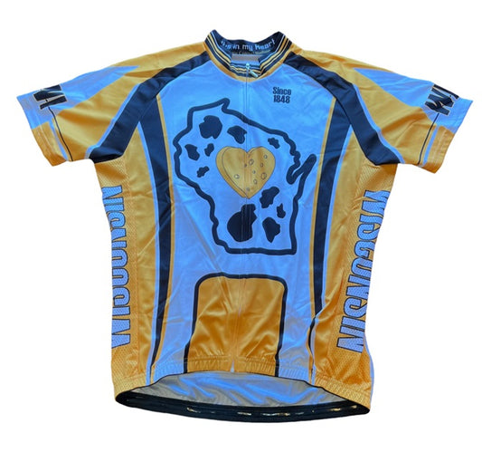 Wisconsin Men's Cycling Jersey (Large)