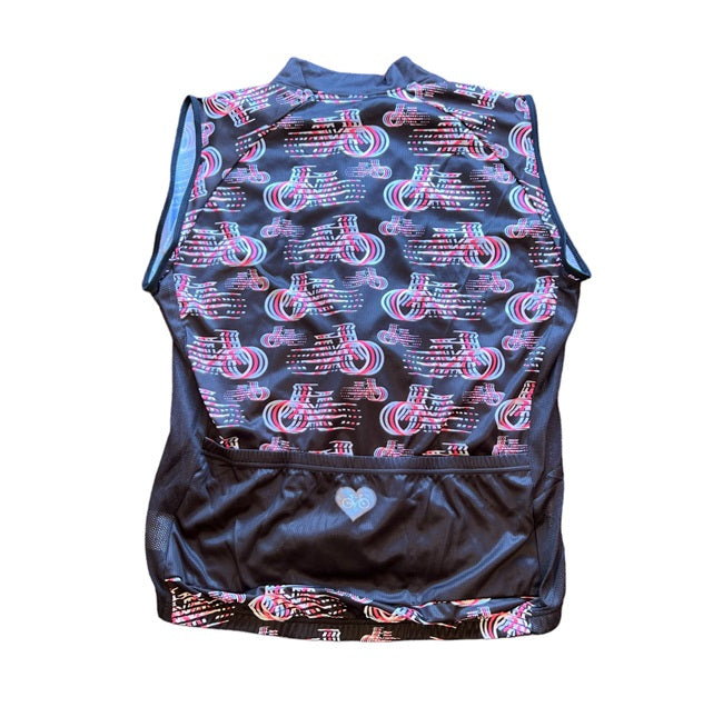 Bike Blur Women's Sleeveless Cycling Jersey (L, XL, 2XL)