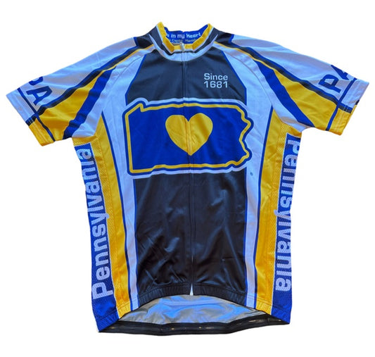 Pennsylvania Men's Cycling Jersey (Large)