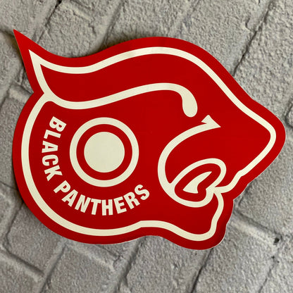 Black Panthers VINTAGE Sticker 6”