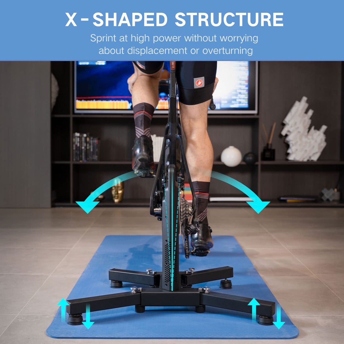 CYCPLUS T2 Indoor BLDC-Motor Drive Riding Smart Bike Trainer Compatible with Zwift APP
