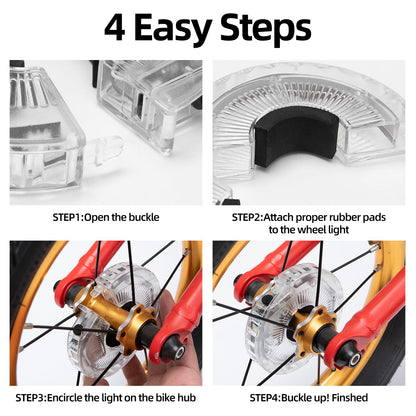 Bike Wheel Light USB