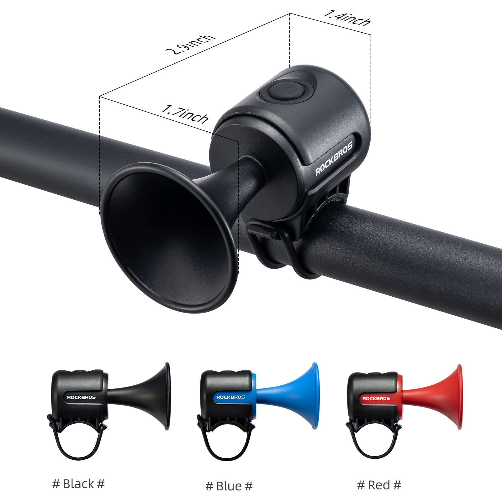 ROCKBROS Bike Bell Electric Bike Horn Waterproof 120dB - Triathlete Store