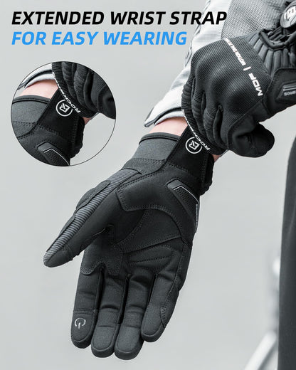 ROCKBROS Motorcycle Gloves for Men Women Touchscreen Hard Knuckles Breathable MTB