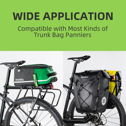 ROCKBROS Quick Release Rear Bike Cargo Rack, 55LB Capacity for 26”-29” MTB  E-Bikes