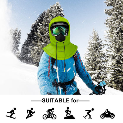 ROCKBROS Ski Balaclava Thermal Fleece Balaclava for Cold Weather Winter Men - Triathlete Store