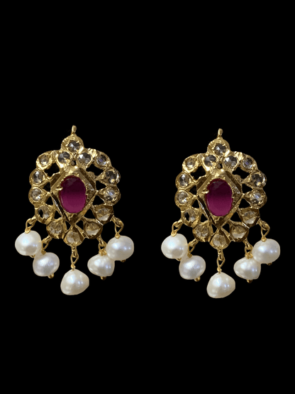 ET510 Faryal Pearl earrings  (READY TO SHIP )