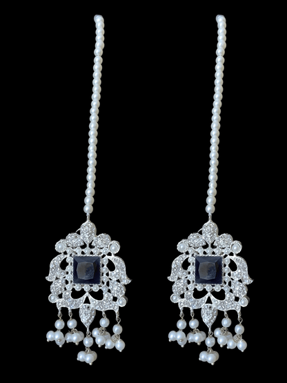 BR14 Anisa pakistani bridal set in sapphire blue (SHIPS IN 2 WEEKS )