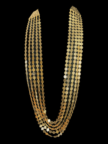 LN147 Chandan haar necklace  in gold plating  ( READY TO SHIP )