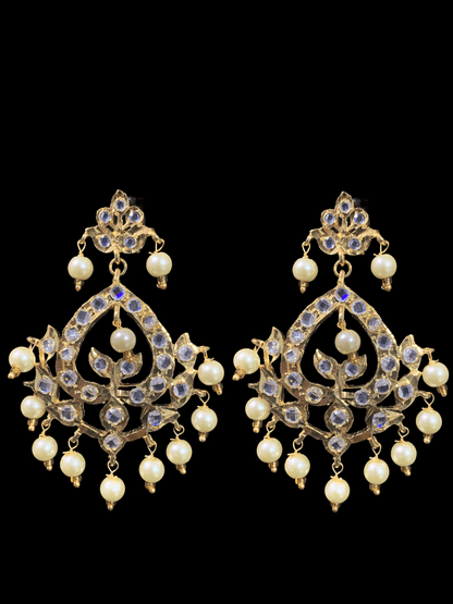 C171  Noor choker set in golden pearls ( READY TO SHIP )