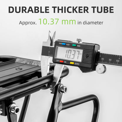 ROCKBROS Quick Release Rear Bike Cargo Rack, 55LB Capacity for 26”-29” MTB  E-Bikes