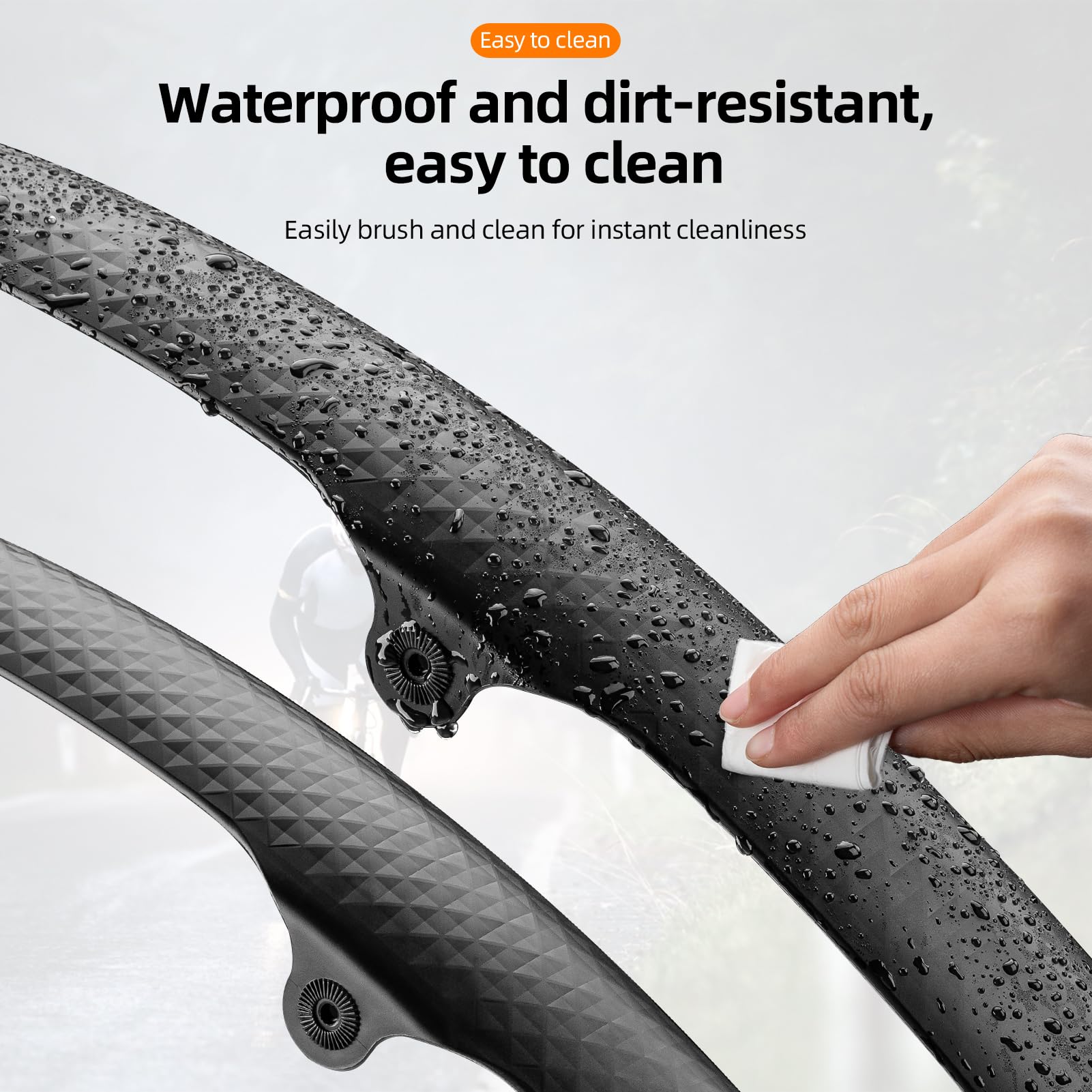ROCKBROS Adjustable Bike Fenders Set for Road Bikes Easy Install - Triathlete Store