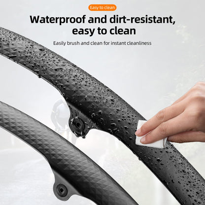 ROCKBROS Adjustable Bike Fenders Set for Road Bikes Easy Install - Triathlete Store