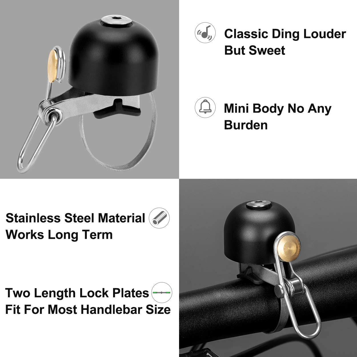 ROCKBROS Bike Classic Bicycle Bell  Loud Sound Bells - Triathlete Store