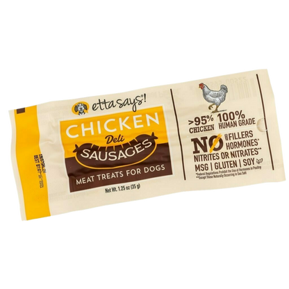 Etta Says Sausage Link Chicken Dog Treat (1.25oz)