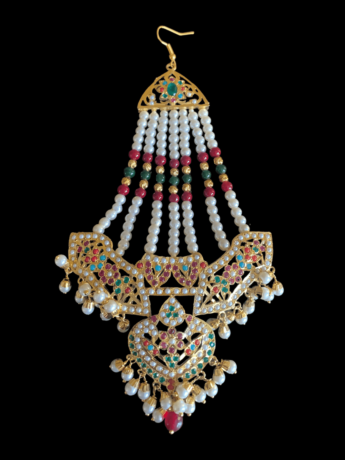 DJHR35  ASMITA jhoomar in Navratan   ( READY TO SHIP)