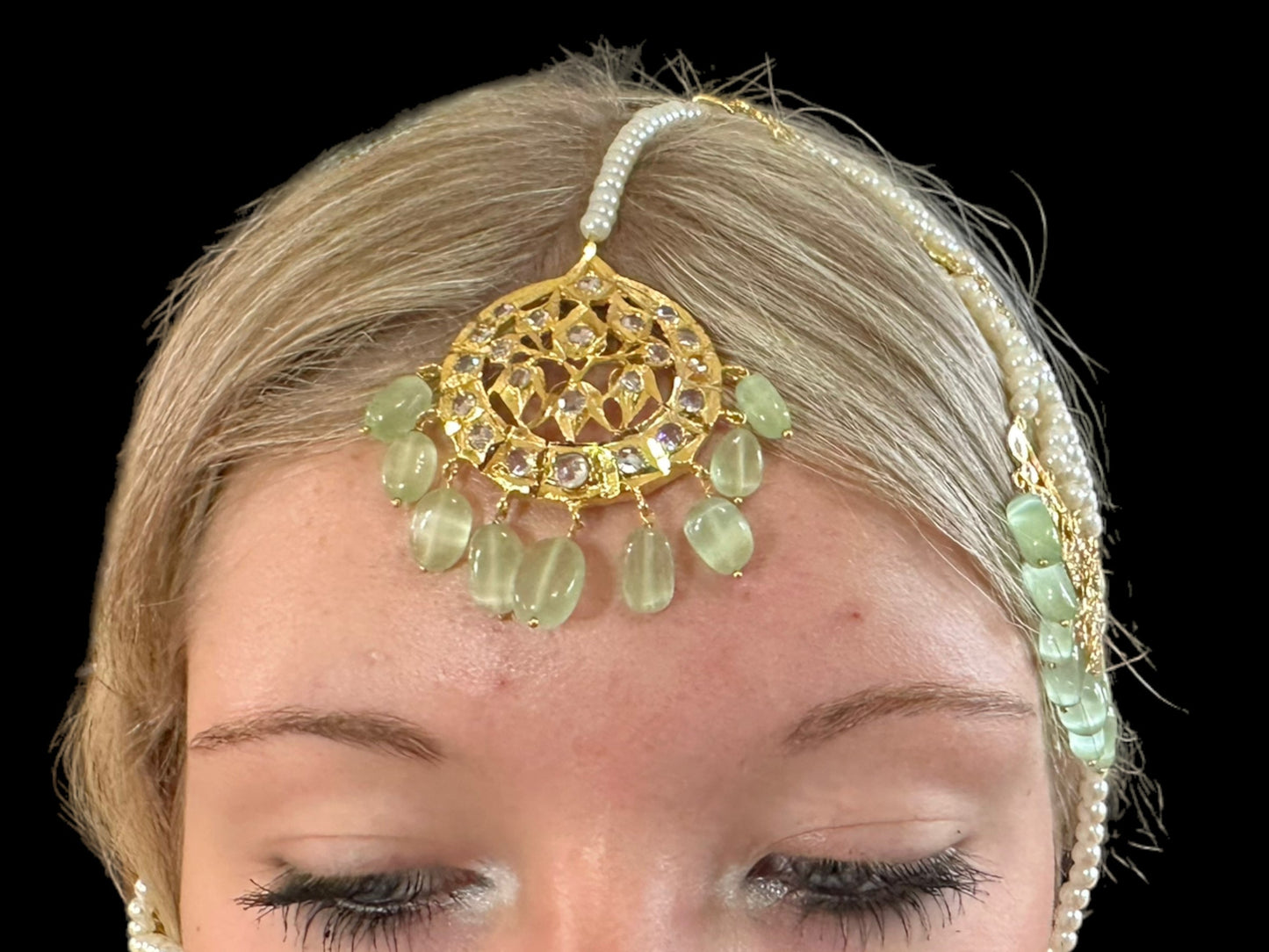 BR72A Insia bridal jadavi lacha set ( SHIPS IN 3 WEEKS )