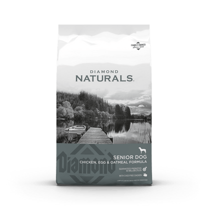 Diamond Naturals Senior Chicken, Egg and Oatmeal Dry Dog Food