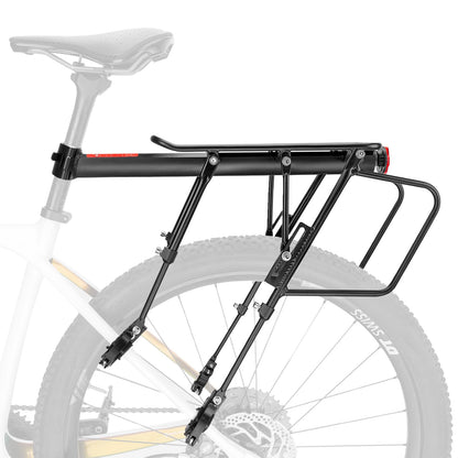 ROCKBROS Quick Release Rear Bike Cargo Rack, 55LB Capacity for 26”-29” MTB  E-Bikes