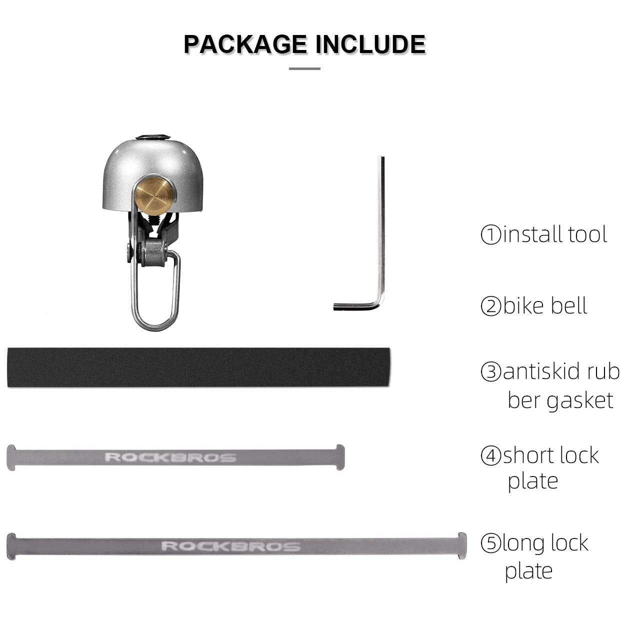 ROCKBROS Bike Classic Bicycle Bell  Loud Sound Bells - Triathlete Store
