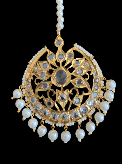 DJTK32 Koyal shell pearl  tika ( READY TO SHIP )