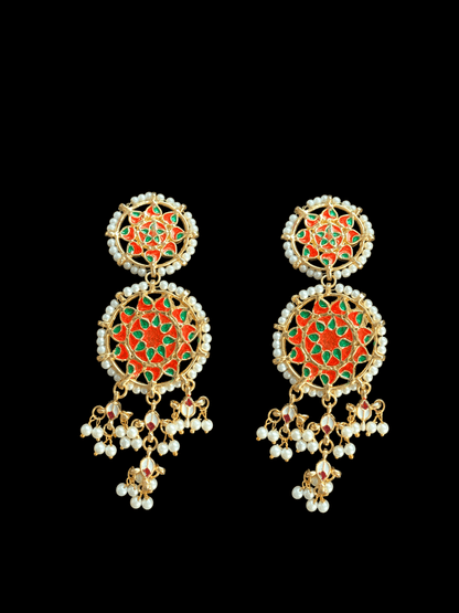 DER288 Kundan dangler earrings ( READY TO SHIP )