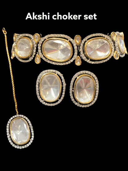 C69 Akshi victorian style choker set ( READY TO SHIP )