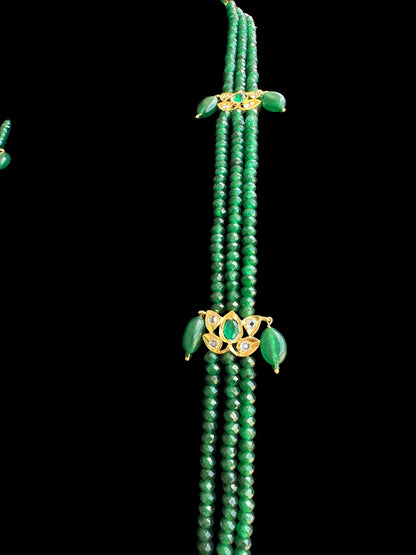 LN49 Raina green beads   necklace ( READY TO SHIP )