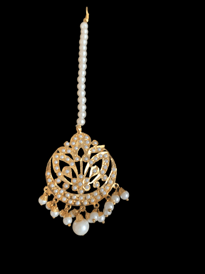 BR9 Filza  bridal set - shell pearls  ( READY TO SHIP )