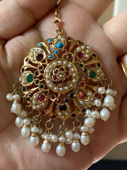 Elena navratan tika in silver ( SHIPS IN 5 WEEKS )