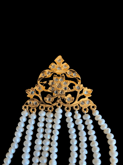 DJHR9 Abira  jhoomar in fresh water pearls  ( SHIPS IN 4 WEEKS )