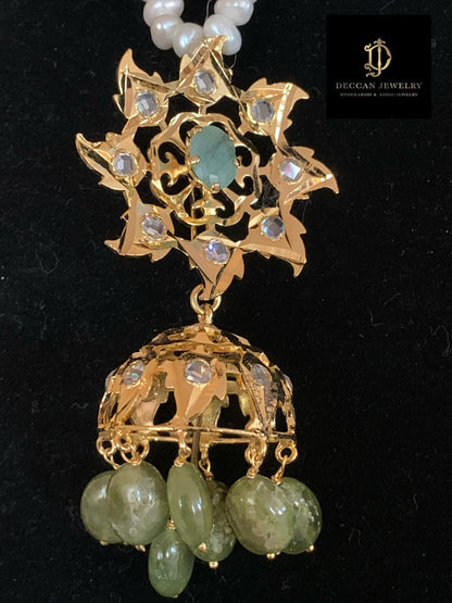 Insia jadavi lacha in natural beads (SHIPS IN 1 WEEK)
