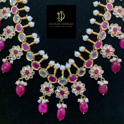 Amana ruby necklace (SHIPS IN 5 WEEKS )