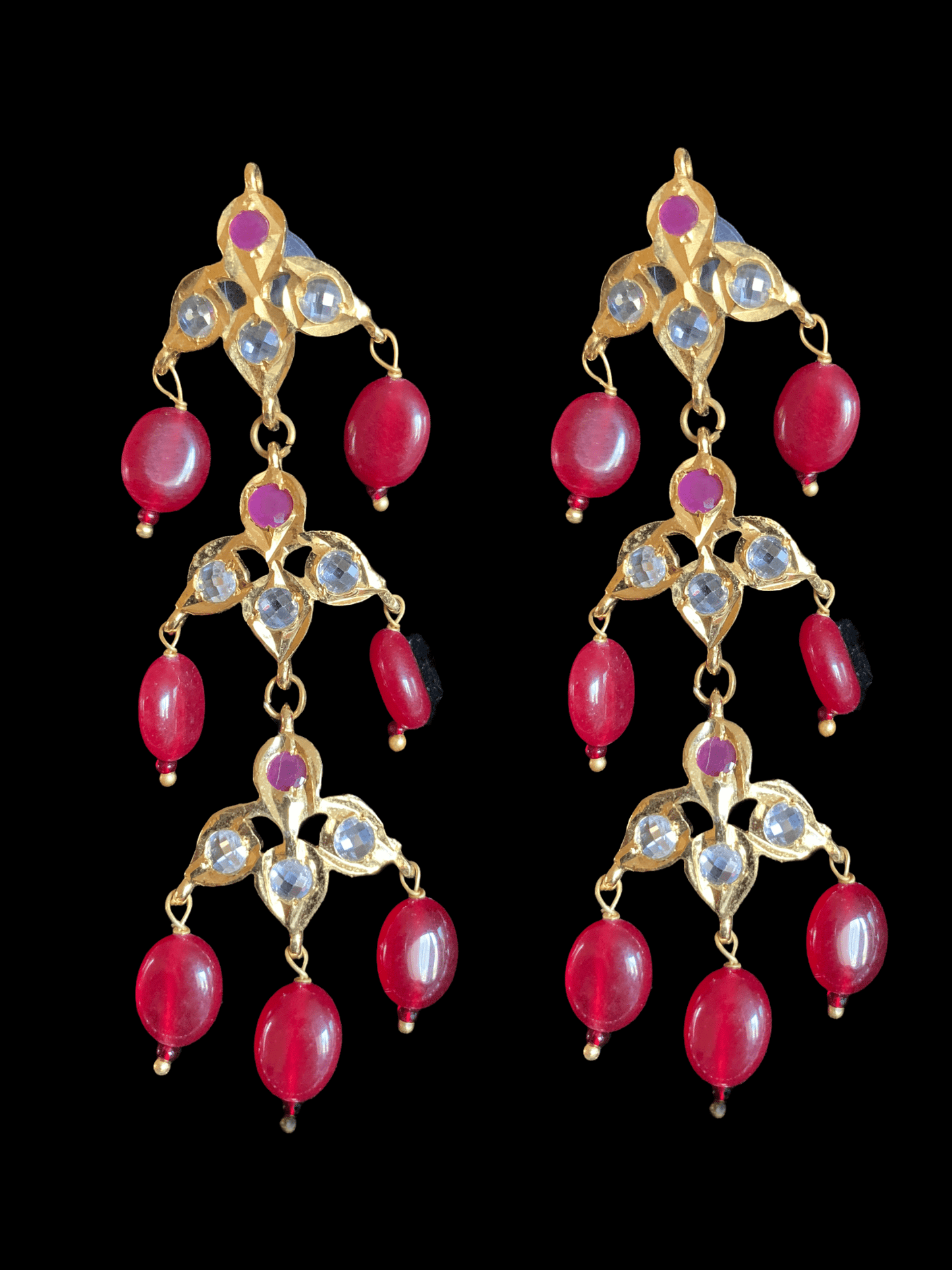 SAT65 Insia satlada in ruby beads ( READY TO SHIP )