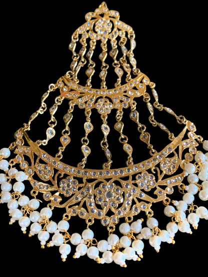 DJHR61 ANAITA Jhoomar in pearls    ( SHIPS IN 1 WEEK )