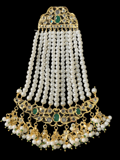 DJHR52 Nahera jhoomar in green    ( READY TO SHIP )