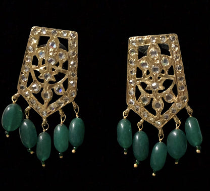 Aleezay bridal set in green (SHIPS IN 4 WEEKS   )