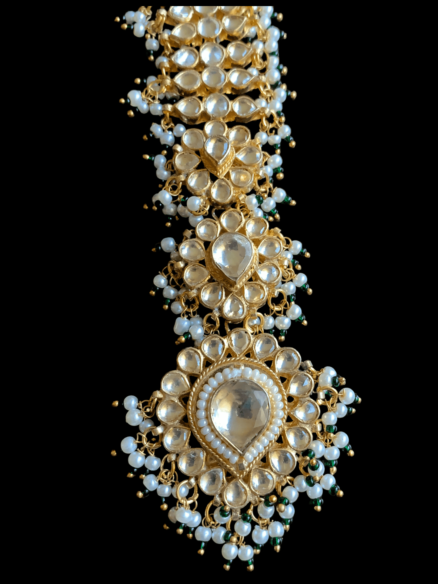 DJTK35 pachi kundan tika ( READY TO SHIP)