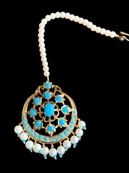 DJTK37 Naira tika in turquoise  ( SHIPS IN 4 WEEKS   )